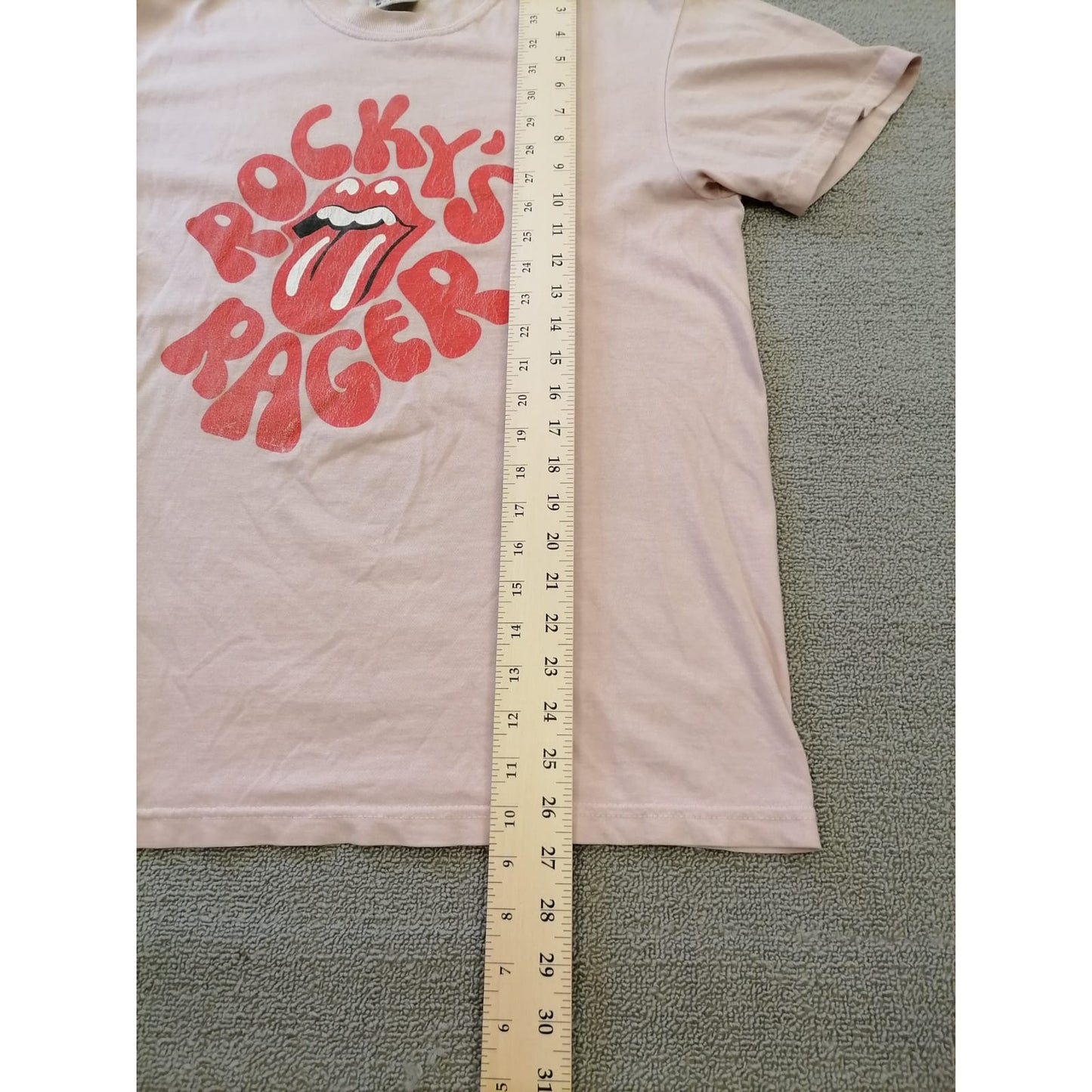 Comfort Colors Male Medium Rocky's Rager Graphic Tee Soft Cotton Casual Style