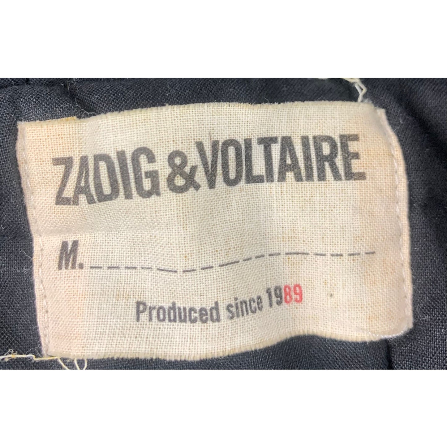 Zadig & Voltaire Kris Parka Women’s Small Black Hooded Zip Pockets