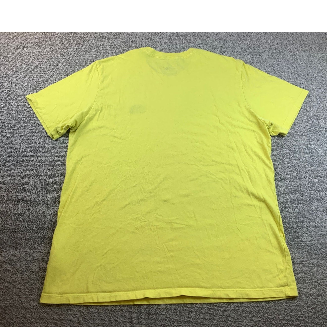 The North Face Men's XL Yellow Logo Graphic T-Shirt Crewneck