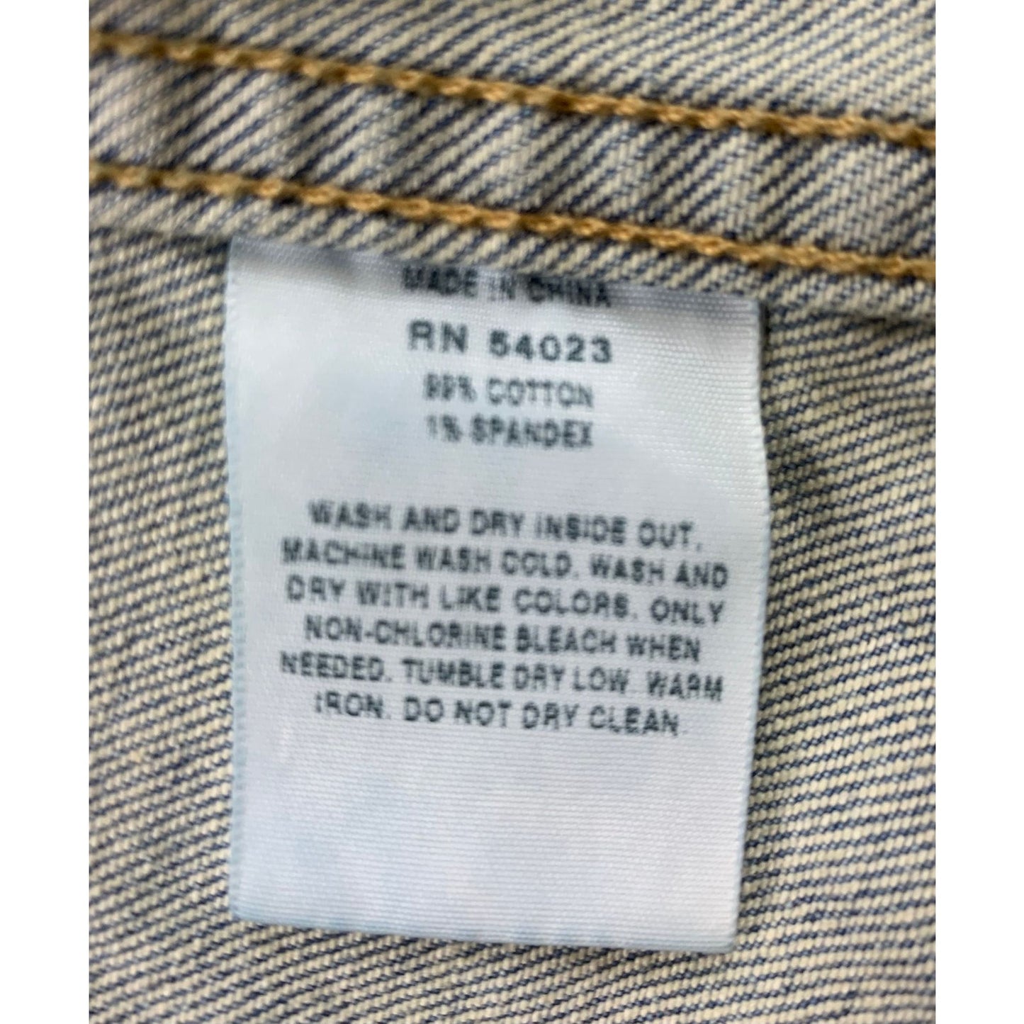 Y2K Gap 1969 Jean Vest Women's Medium Blue Trucker Collared Denim Washed