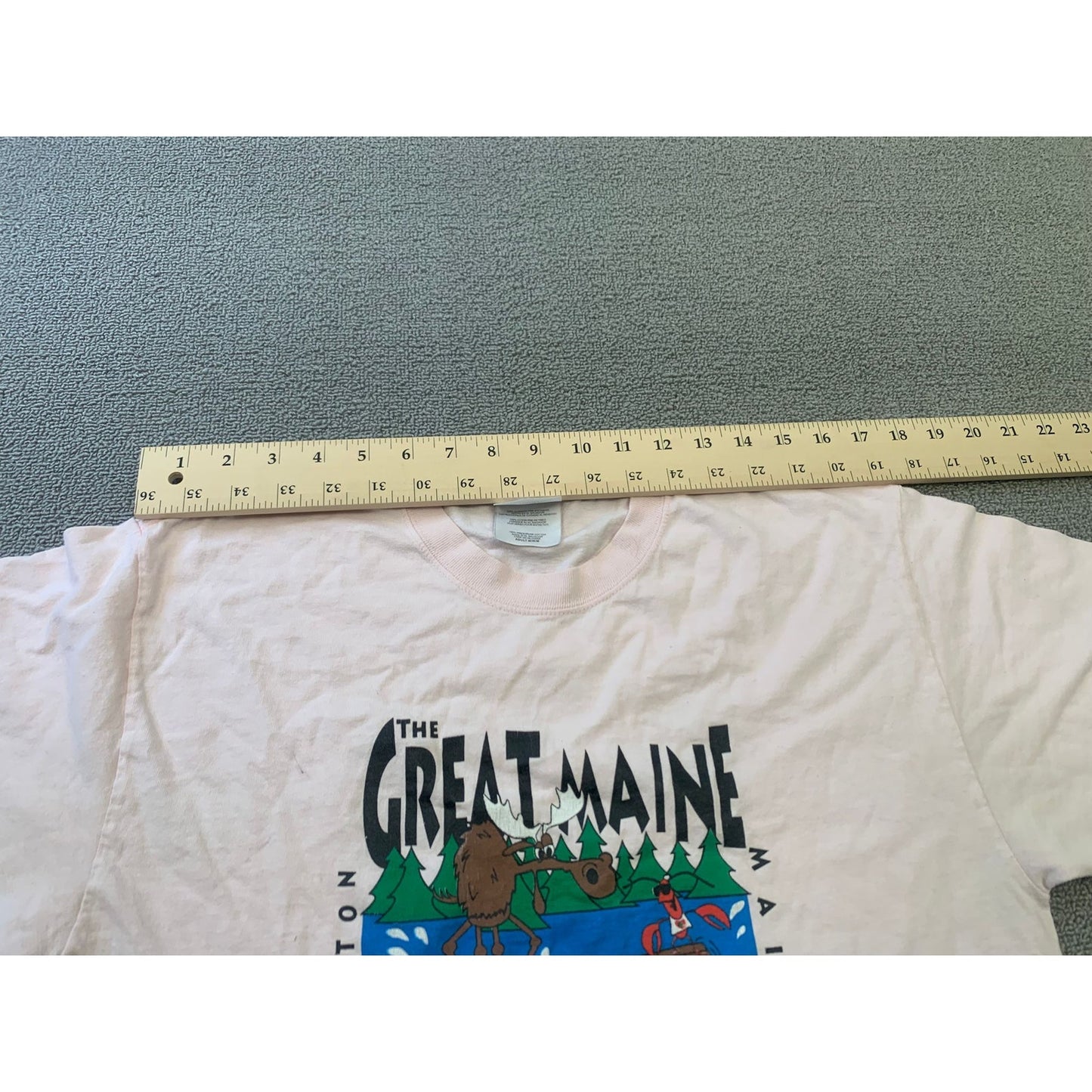 Port And Company Men Medium Pink The Great Maine Lumberjack Show T-Shirt