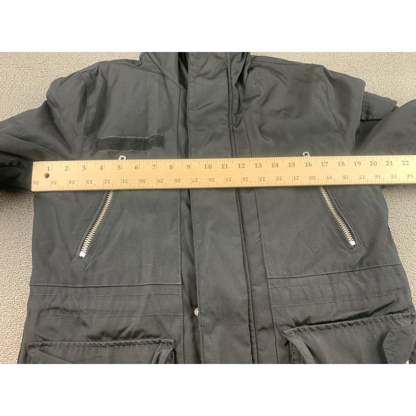 Zadig & Voltaire Kris Parka Women’s Small Black Hooded Zip Pockets