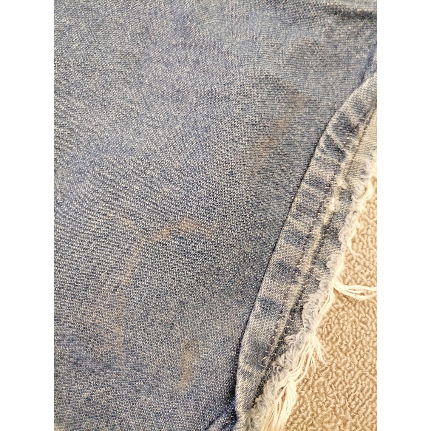 Dickies 44x32 Adult Male Light Wash Denim Bib Overalls Durable Workwear Apparel Men's