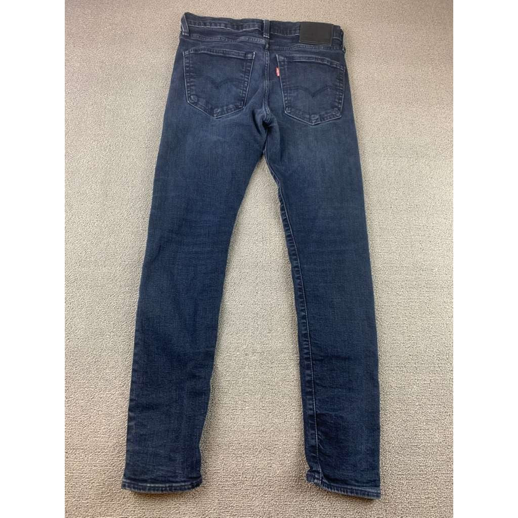 LEVI'S Premium Jeans Mens W32 L30 Blue Wash Slim Skinny Taper Stretch Denim