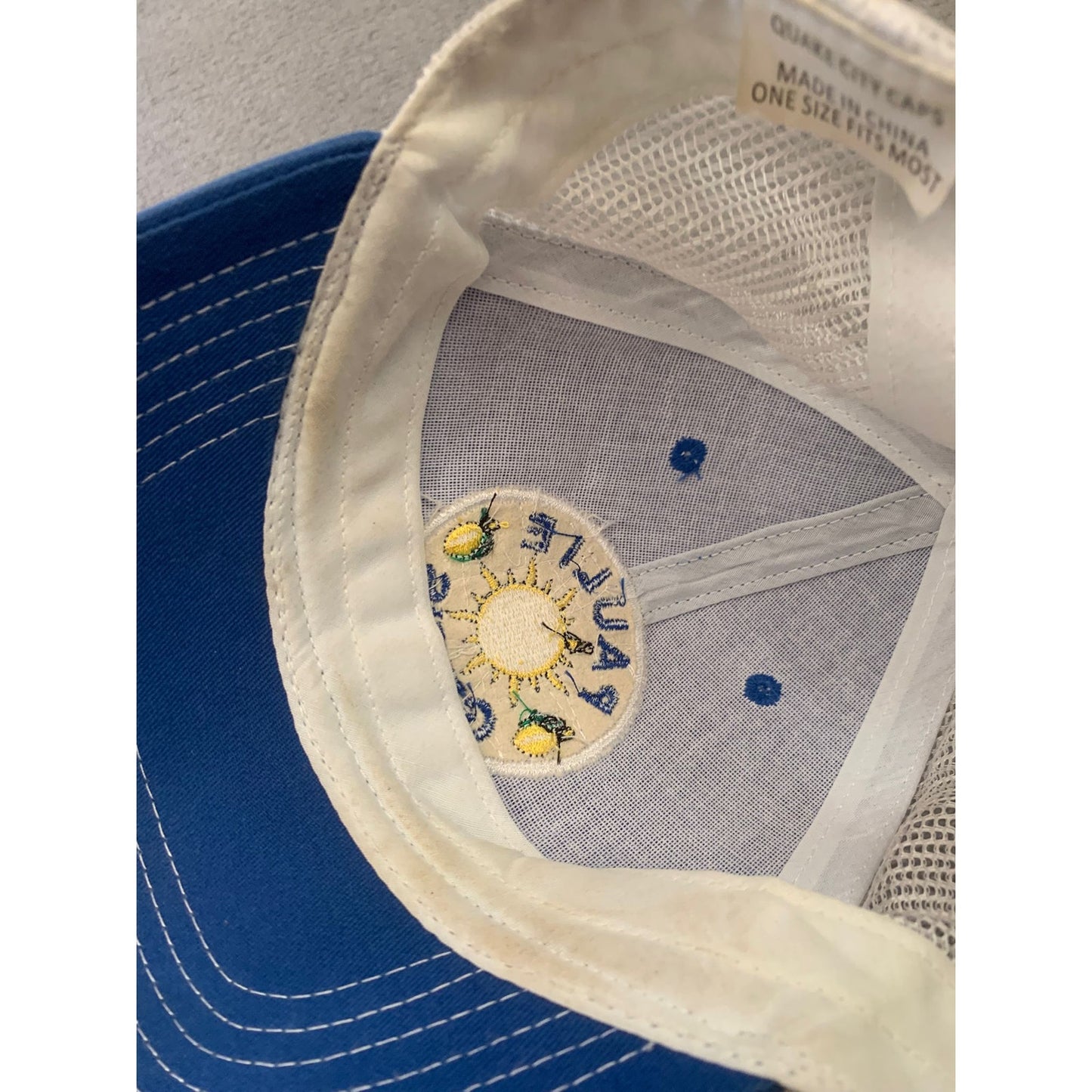 Paulie Gee's Men One Size Blue White Trucker Hat Cap