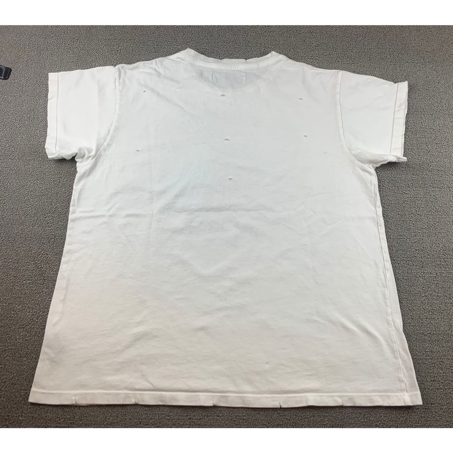 The Grateful Dead SANDRINE ROSE Women's Medium T-shirt White Distresses Holes