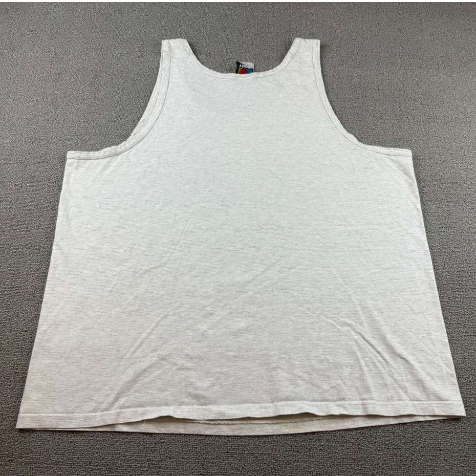 Mickey Unlimited By Velva Sheen Men's Large Gray Tank Top Classic Mickey Graphic