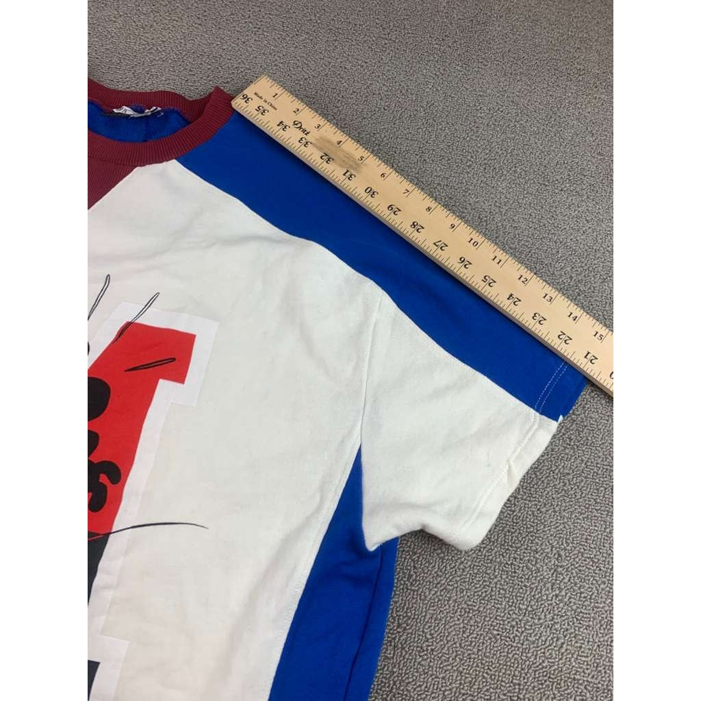 Zara Disney T Dress Women's M Multi Mickey Mouse Graphic Colorblock Short Sleeve