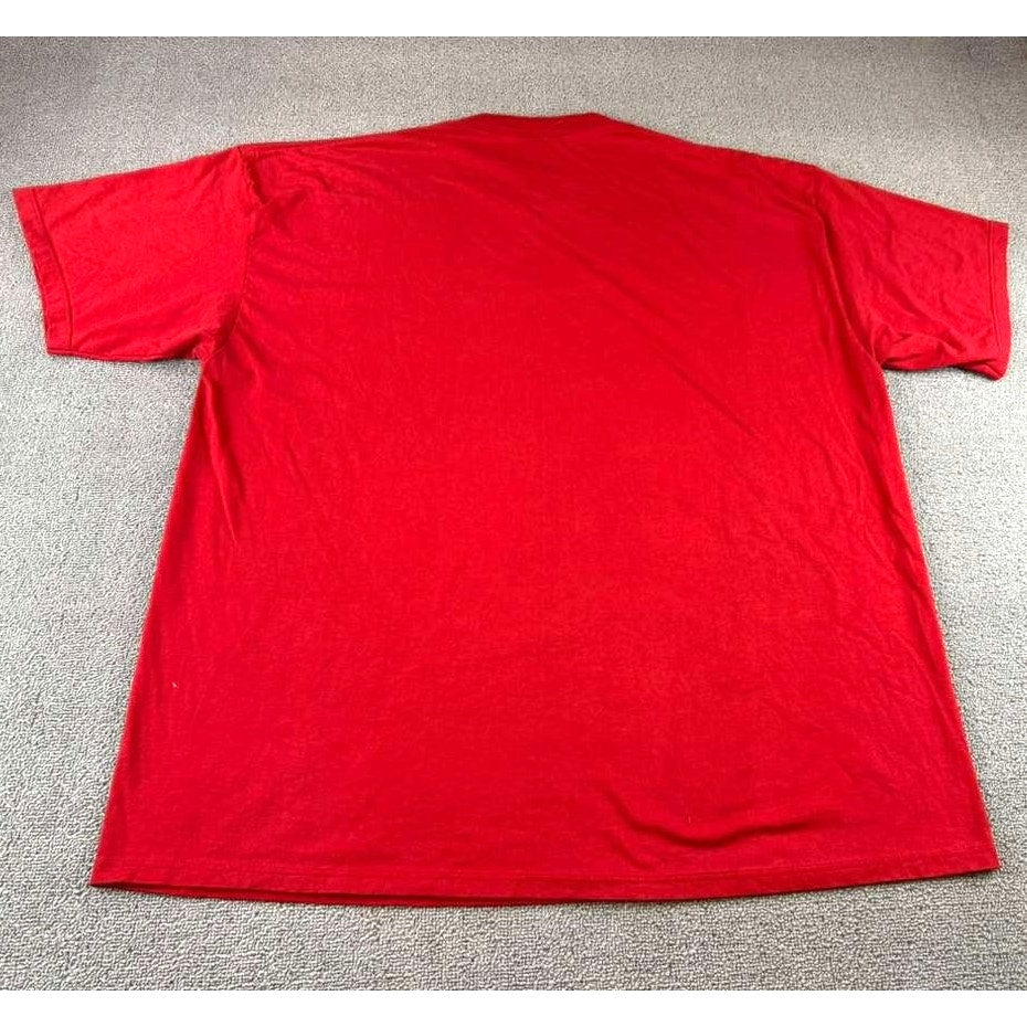 Vintage Disney Men's Size XXL Red Mickey Mouse Las Vegas T Shirt Graphic