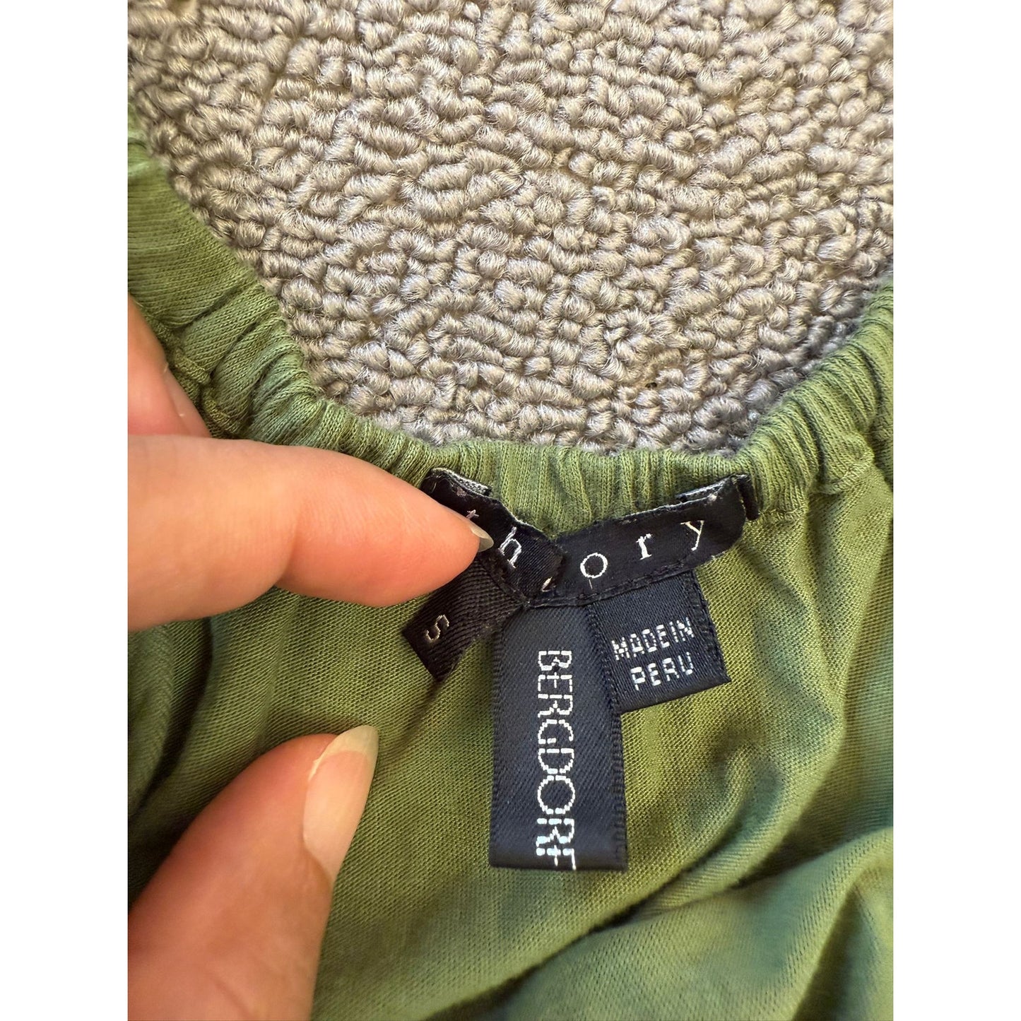 Theory Women Size S Green Brown Strappy Dress Colorblock Summer Apparel