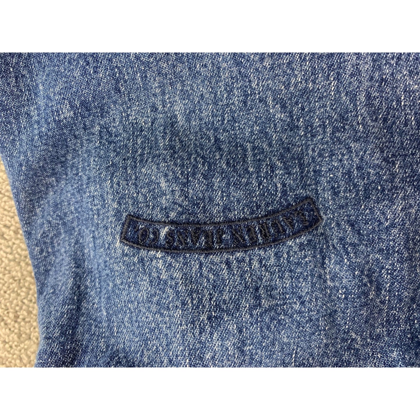 Vintage Lauren Jeans Co Ralph Women's Denim Peacoat Size Medium Made Hong Kong