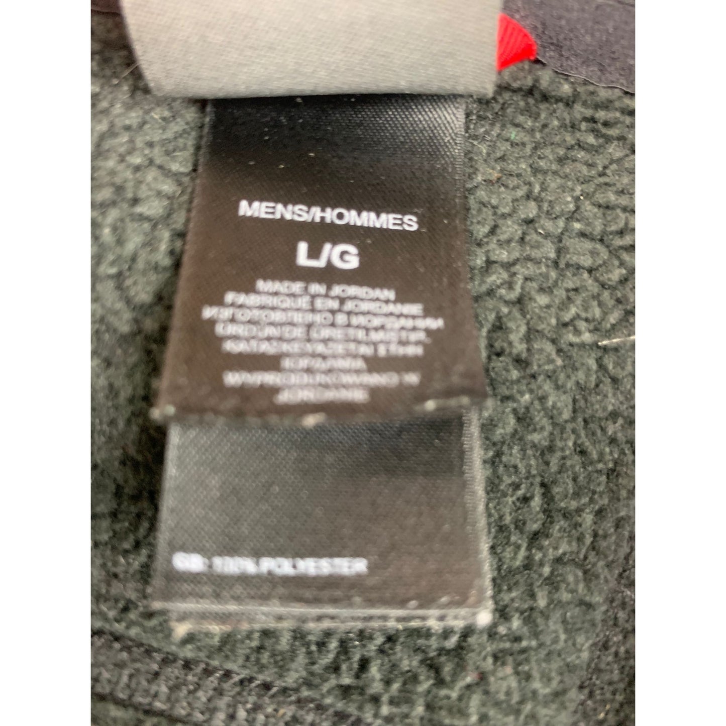 The North Face Men L Dark Green Midweight Full-Zip Fleece Jacket