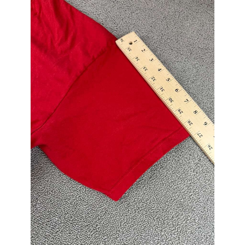 Vintage Disney Men's Size XXL Red Mickey Mouse Las Vegas T Shirt Graphic