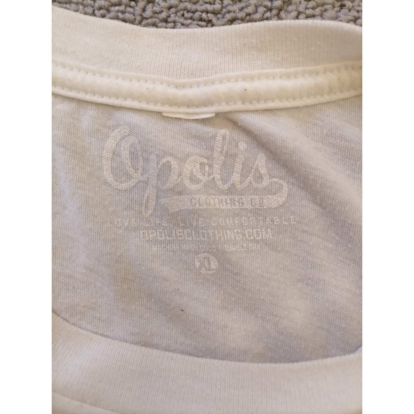 Opolis XL Male White Oklahoma Sooners NCAA Collegiate Team Graphic Tee