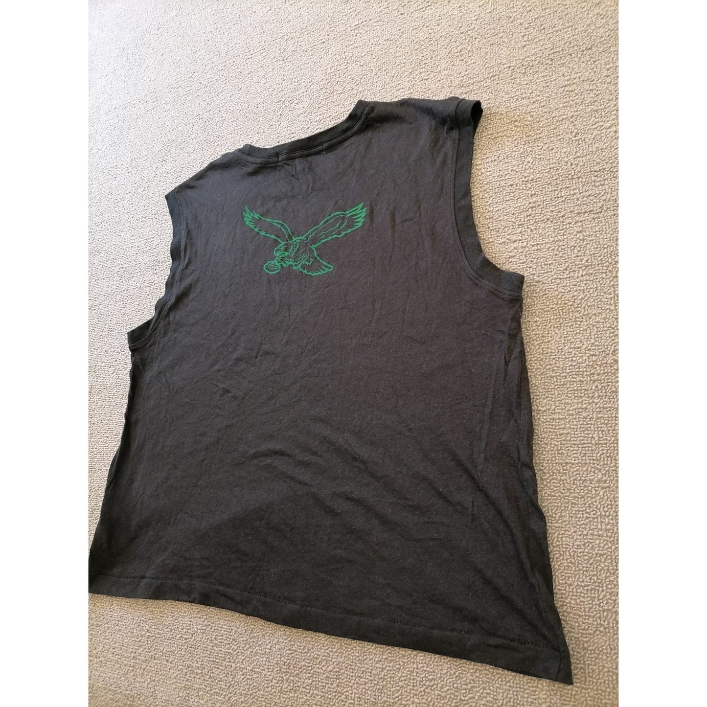 Junk Food Male XL Philadelphia Eagles Black Sleeveless Shirt NFL Football