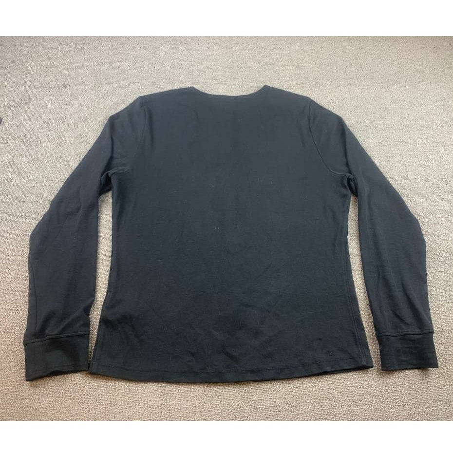 Madewell Cardigan Women's XL Black Button Front Knit Sweater Classic Minimalist