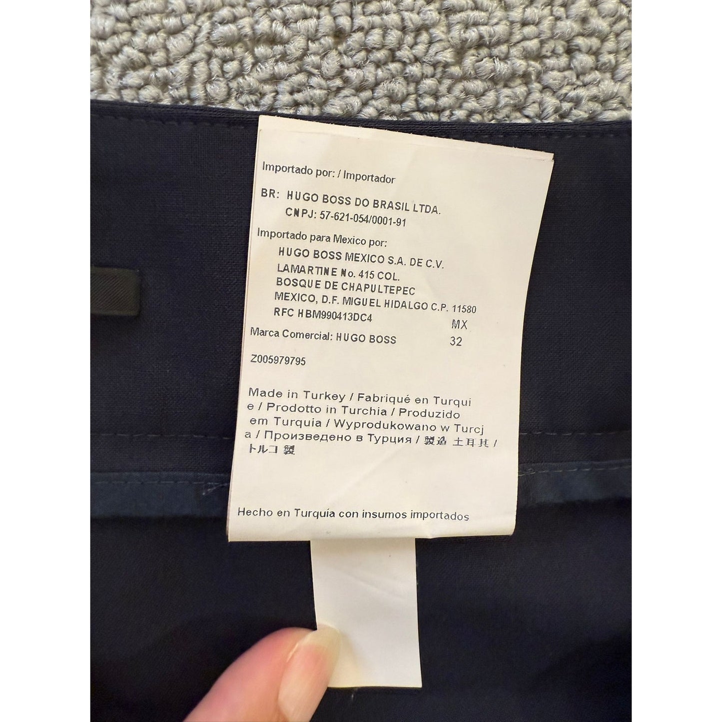 BOSS Hugo Boss Women's 32 Dark Dress Pants Trousers Professional Style