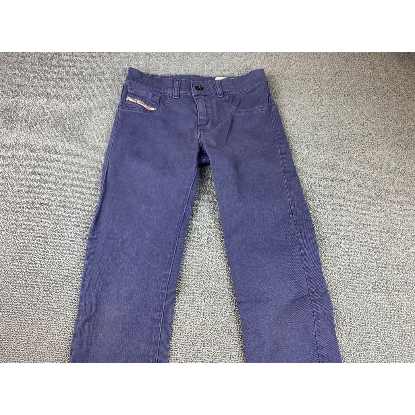 Diesel Livier Jegging Womens W25 Purple Super Slim Low Waist Stretch 0661V