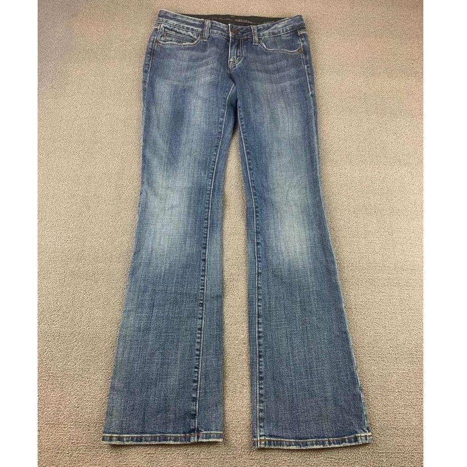 Y2K Rerock Express Jeans Women's 4 Regular Blue Bootcut Denim Pants