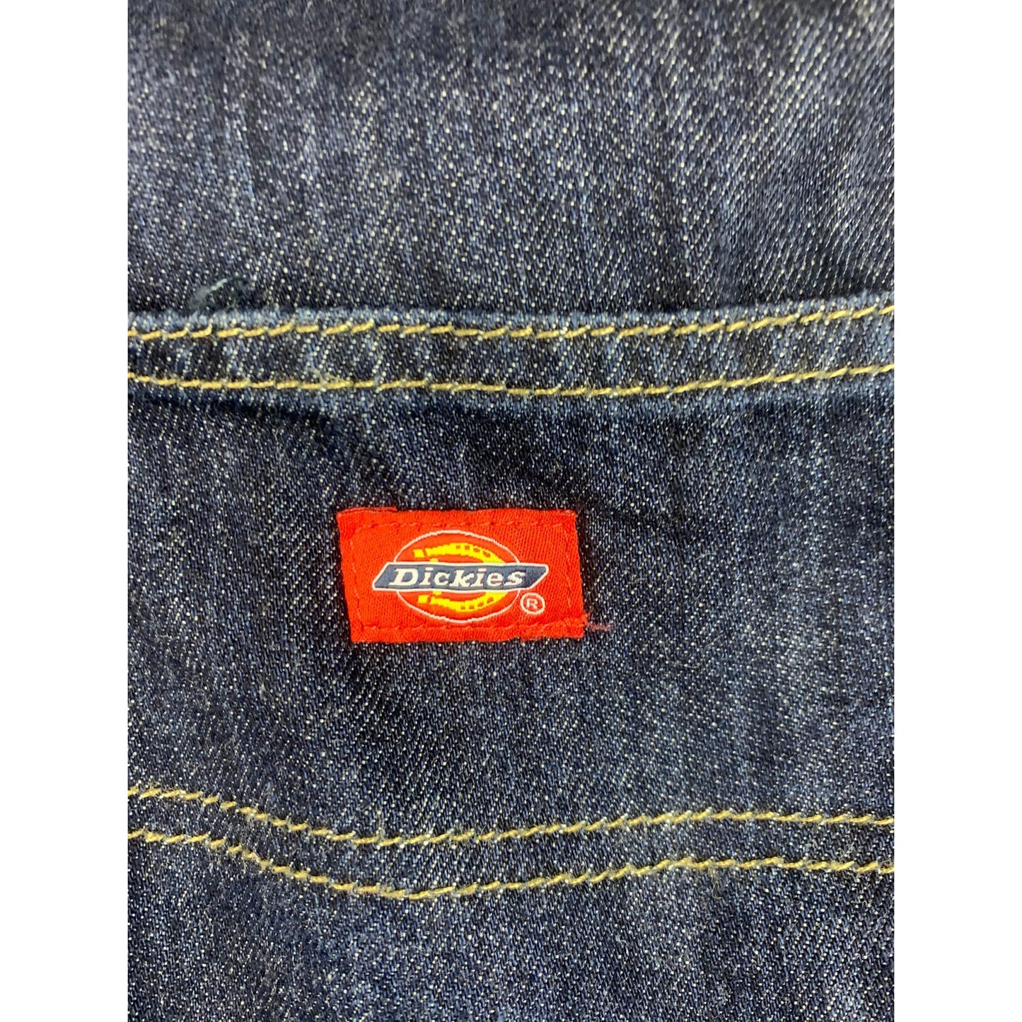 Dickies Overalls Women's Small Blue Relaxed Fit Straight Leg Carpenter Denim
