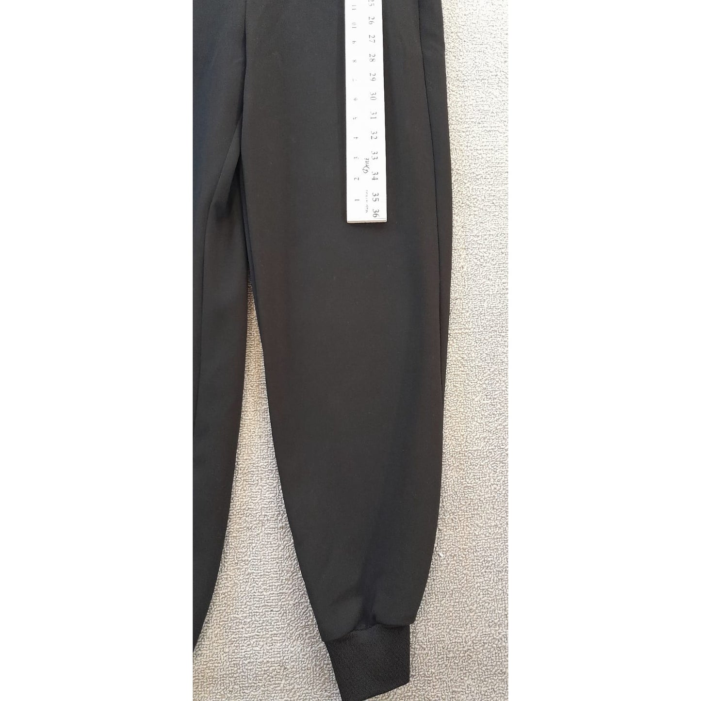 Theory Womens Size 4 Black Sleeveless Jumpsuit Wrap Top Jogger
