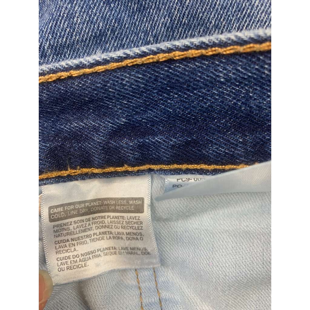 Levi's 505 Men's Jeans Size 35x30 Blue Denim Medium Wash Cotton Casual Straight