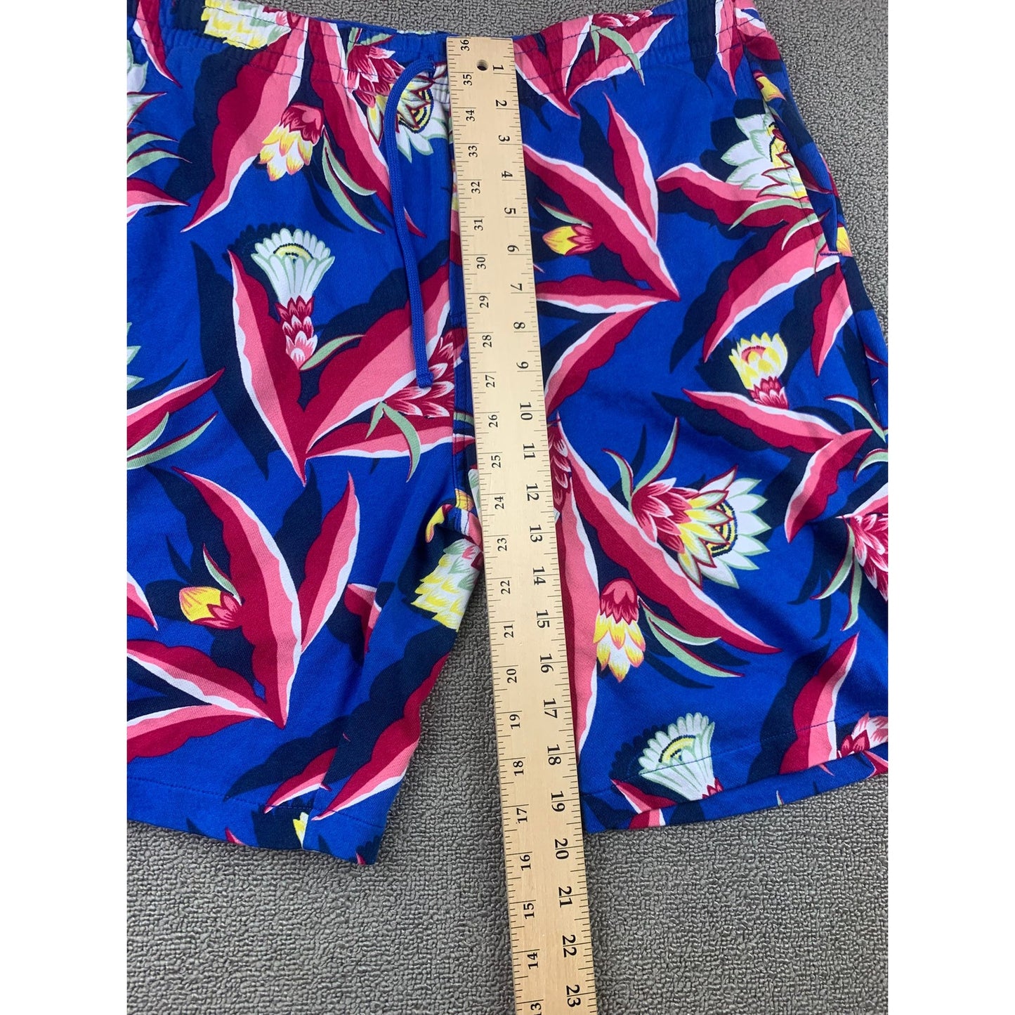 POLO RALPH LAUREN Men's XL Floral Print Tropical Terry Shorts