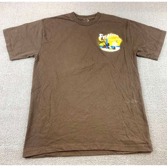 Disney Men's Size Large Brown Endless Paradise Mickey Mouse Graphic Graphic Tee