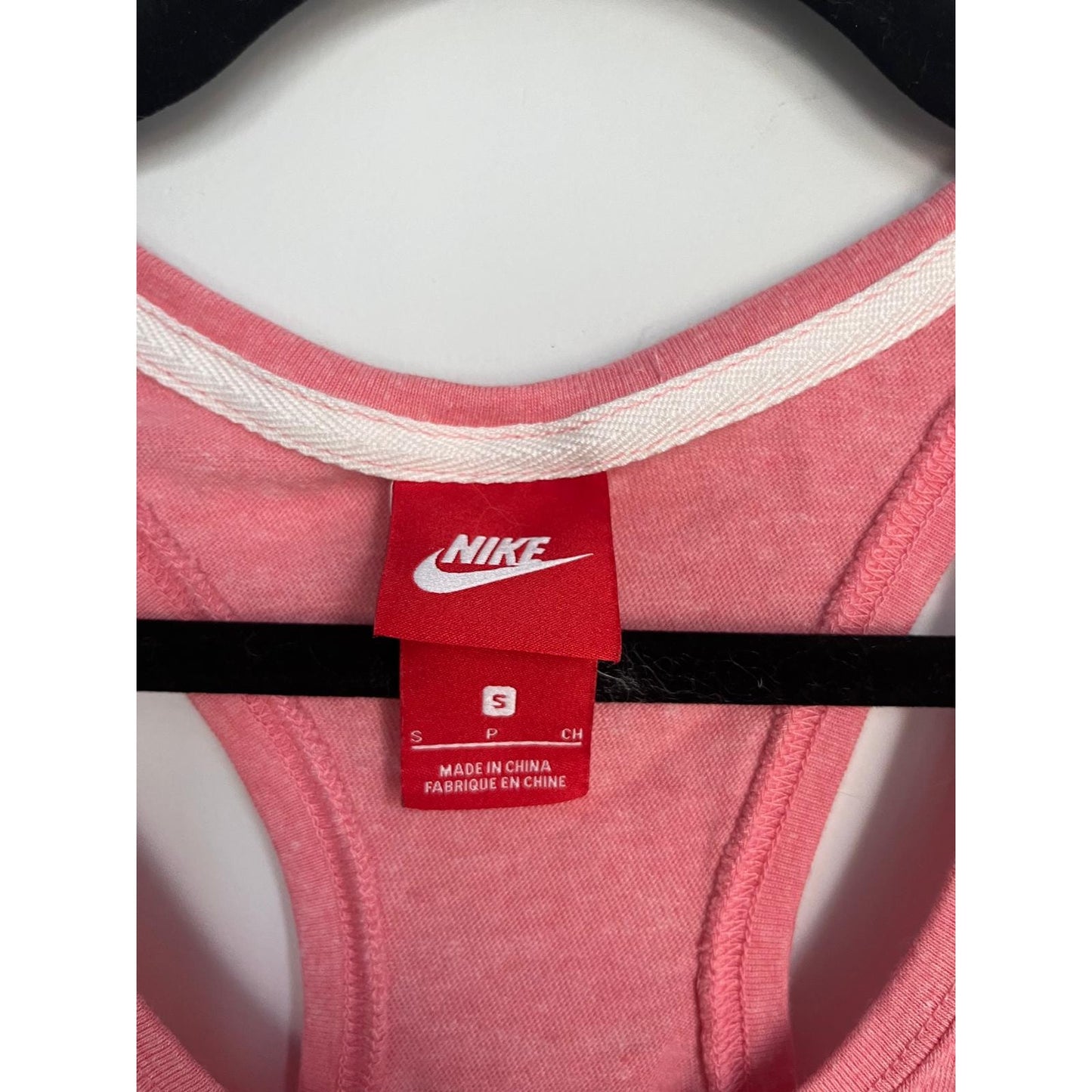 Nike Just Do It Tank Top Women S Pink Racerback Graphic Logo Lightweight