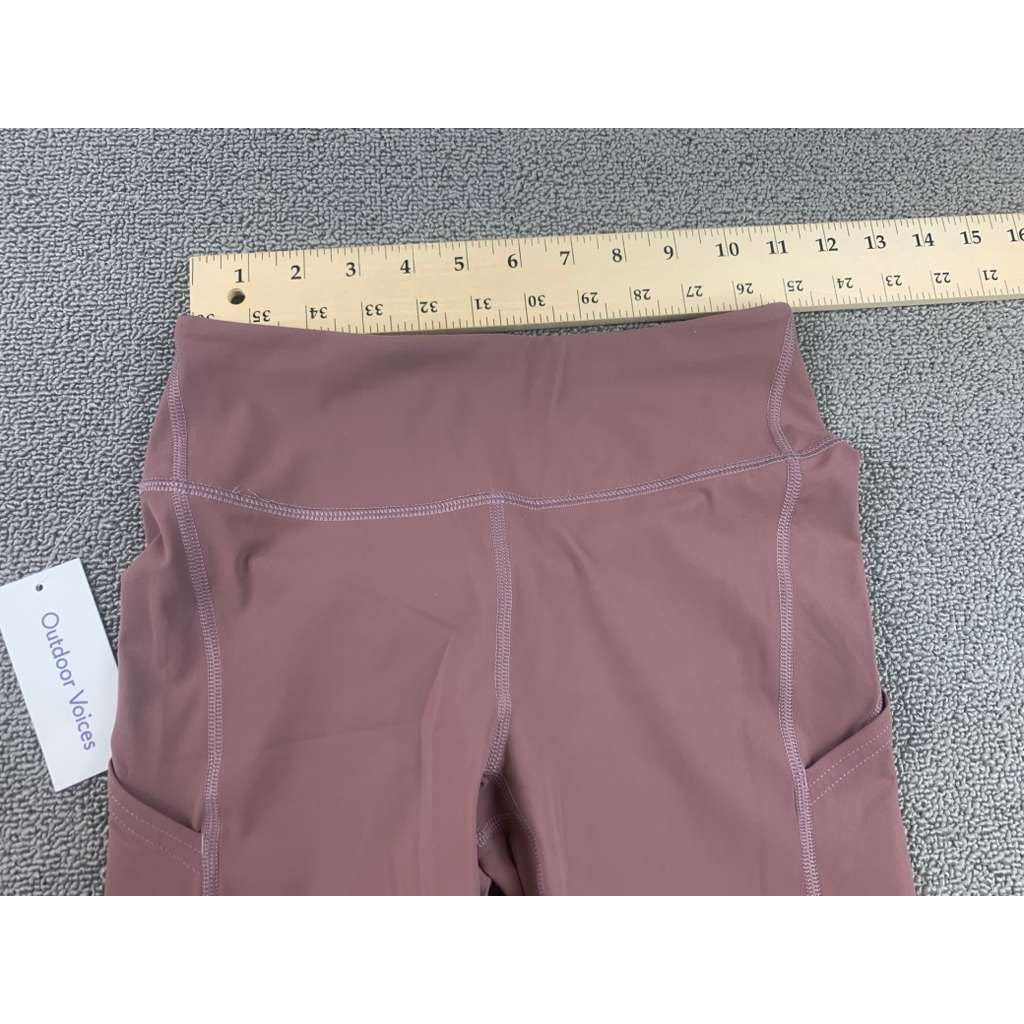 Outdoor Voices Women's Pink Biker Zoom 8" Short XS Deep Taupe Size XS NWT