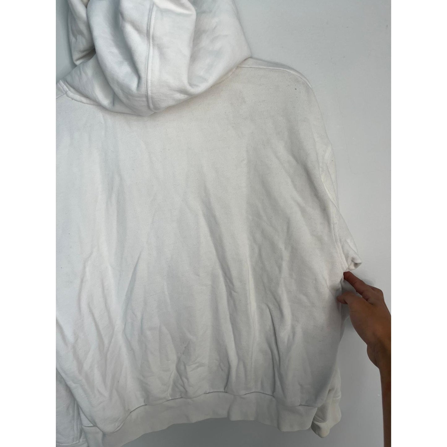 Levis Hoodie Women Small White Rainbow Logo Pullover Sweatshirt