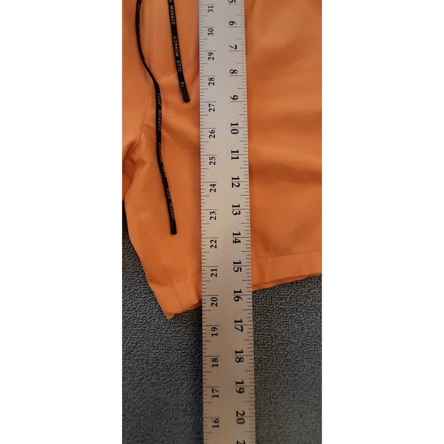Club Monaco Orange Athletic Shorts S/P Casual Summer Activewear