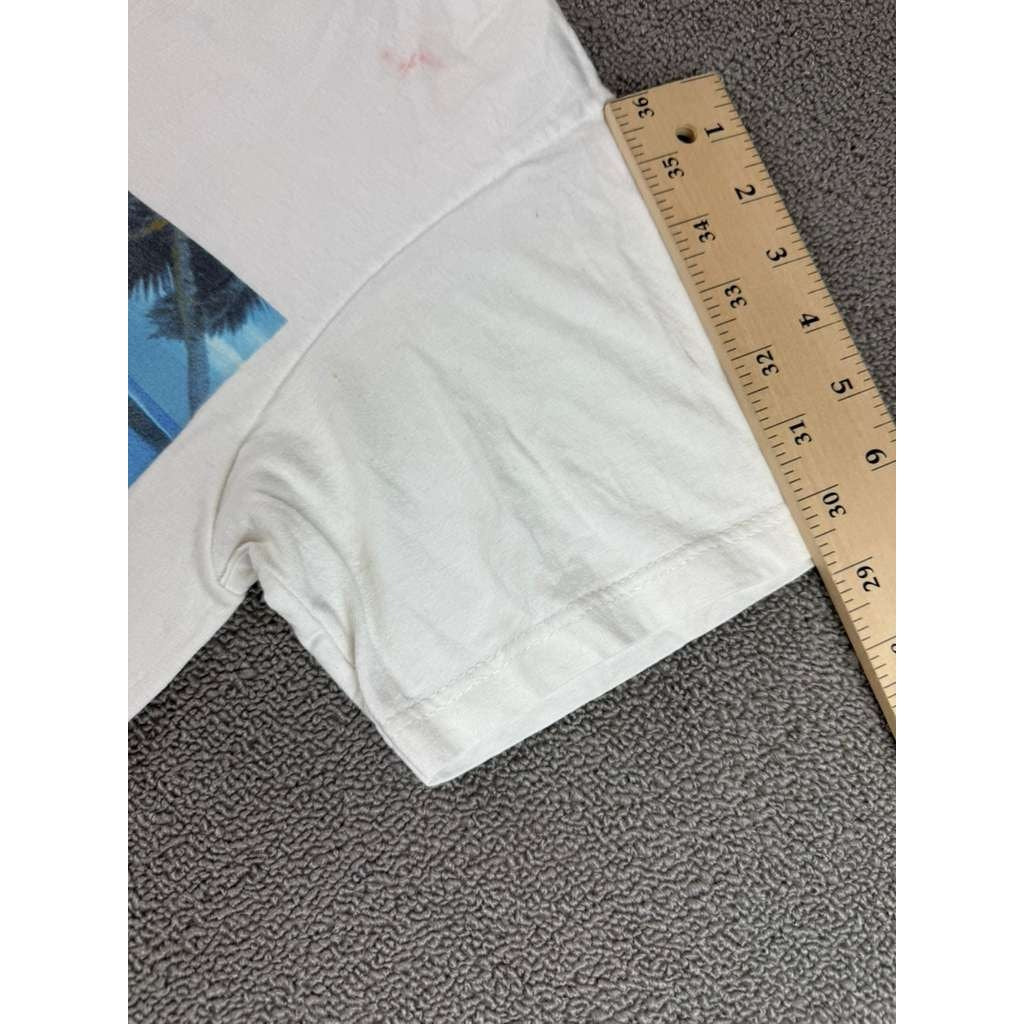 The Disney Store Small White Mickey Mouse Paradise Found Beach T Shirt