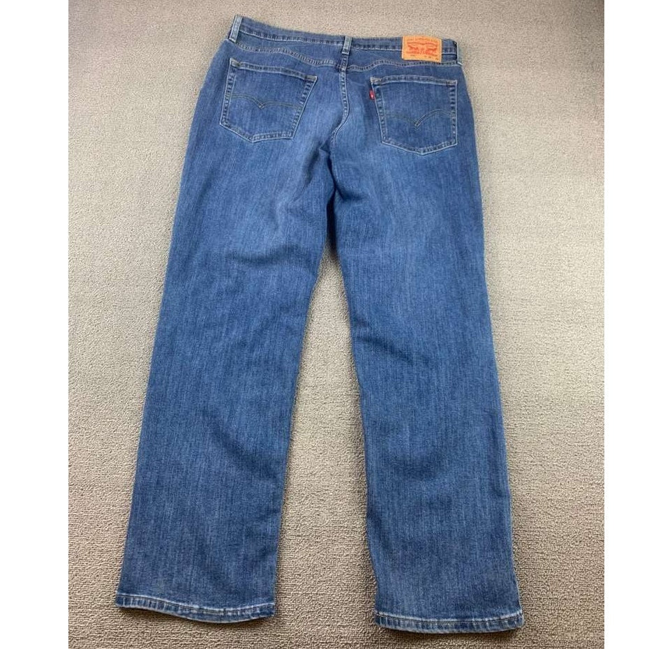 Levi's 541 Jeans Men's 36W 32L Blue Denim All Season Tech Athletic Fit