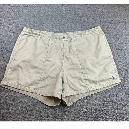 Vintage Polo Ralph Lauren Men’s Shorts M Beige Twill Embroidered Pony USA Made 90's