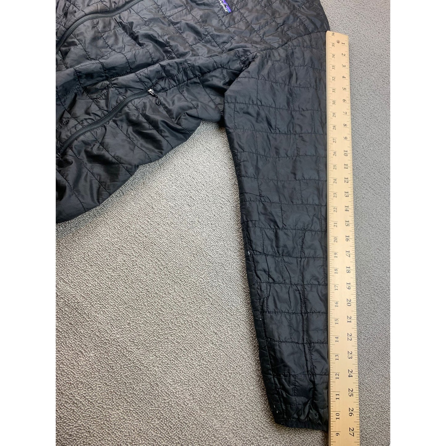 Patagonia Men's XL Black Nano Puff Jacket Insulated Quilted Full Zip