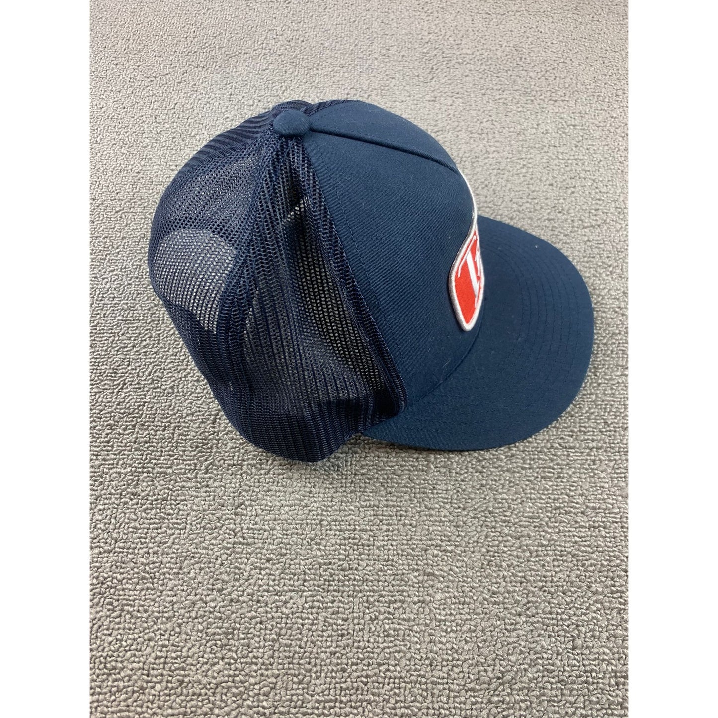 Billy Bob’s Texas Men's One Size navy Blue Red Patch Snapback Cap