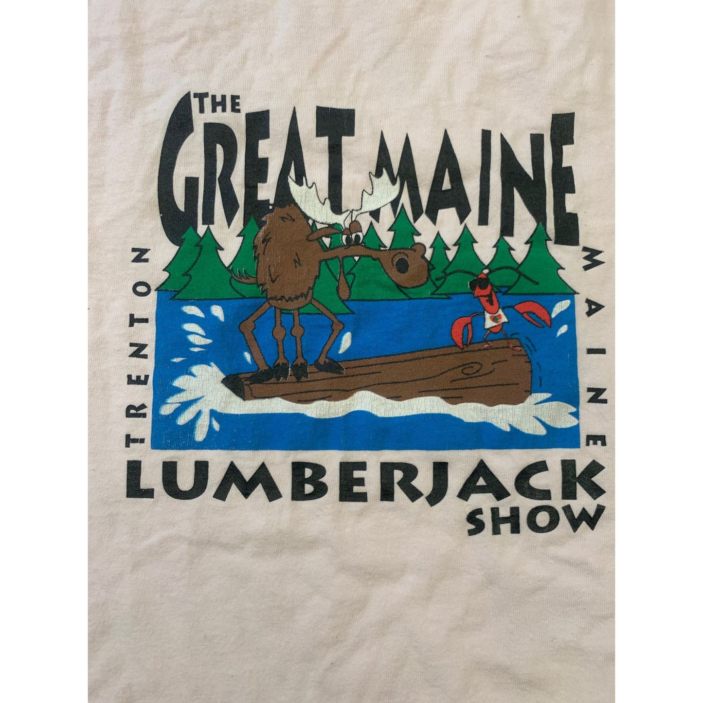 Port And Company Men Medium Pink The Great Maine Lumberjack Show T-Shirt