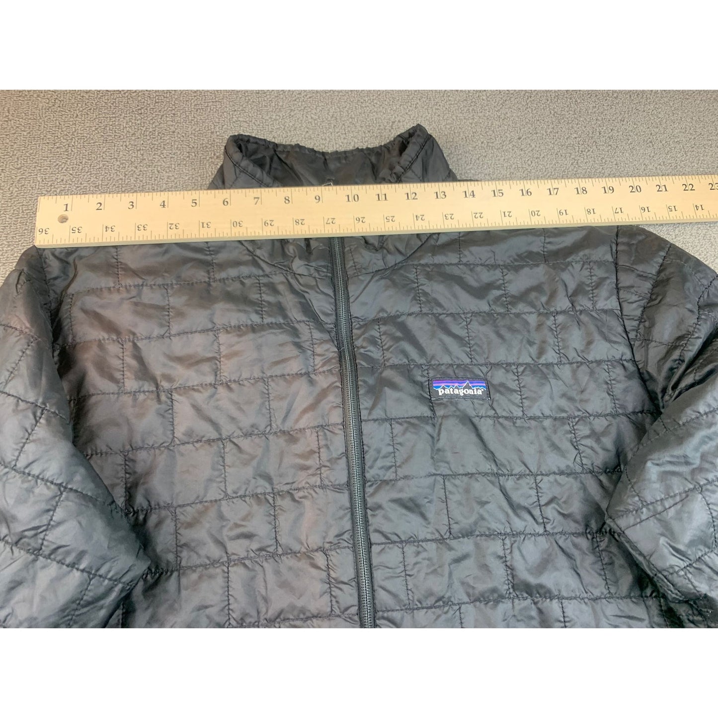Patagonia Men's XL Black Nano Puff Jacket Insulated Quilted Full Zip