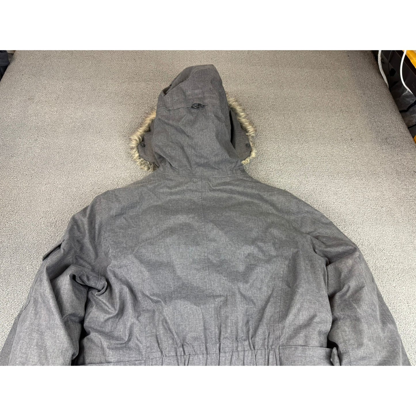 Eddie Bauer Women's Medium Gray Superior Down Stadium Parka