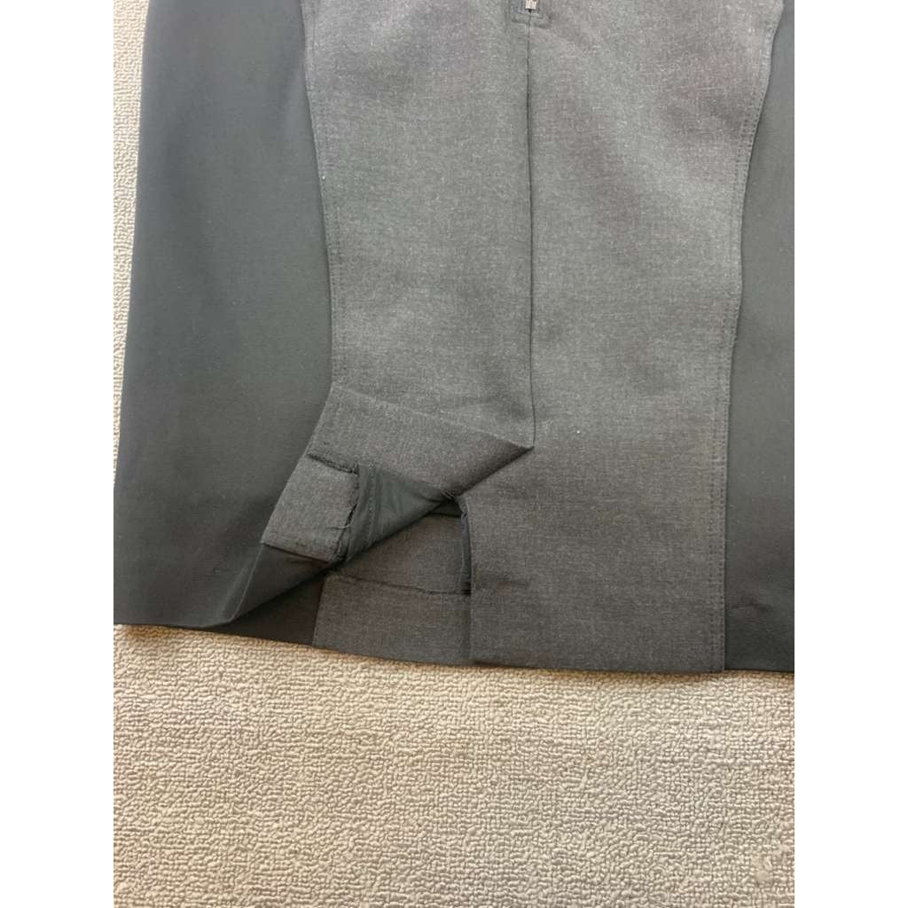 Burberry London Women US 12 Colorblock Black Gray Pencil Skirt Career