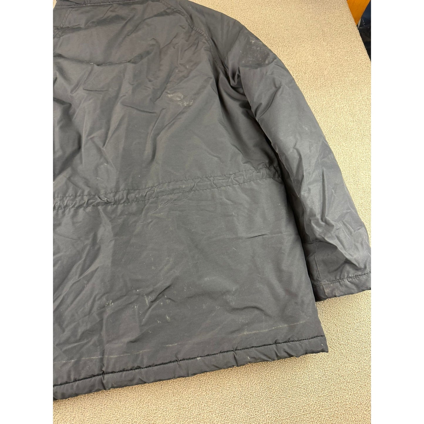 Gap Outdoor Edition Men L Black Winter Puffer Parka Jacket Hood 2010s Indonesia