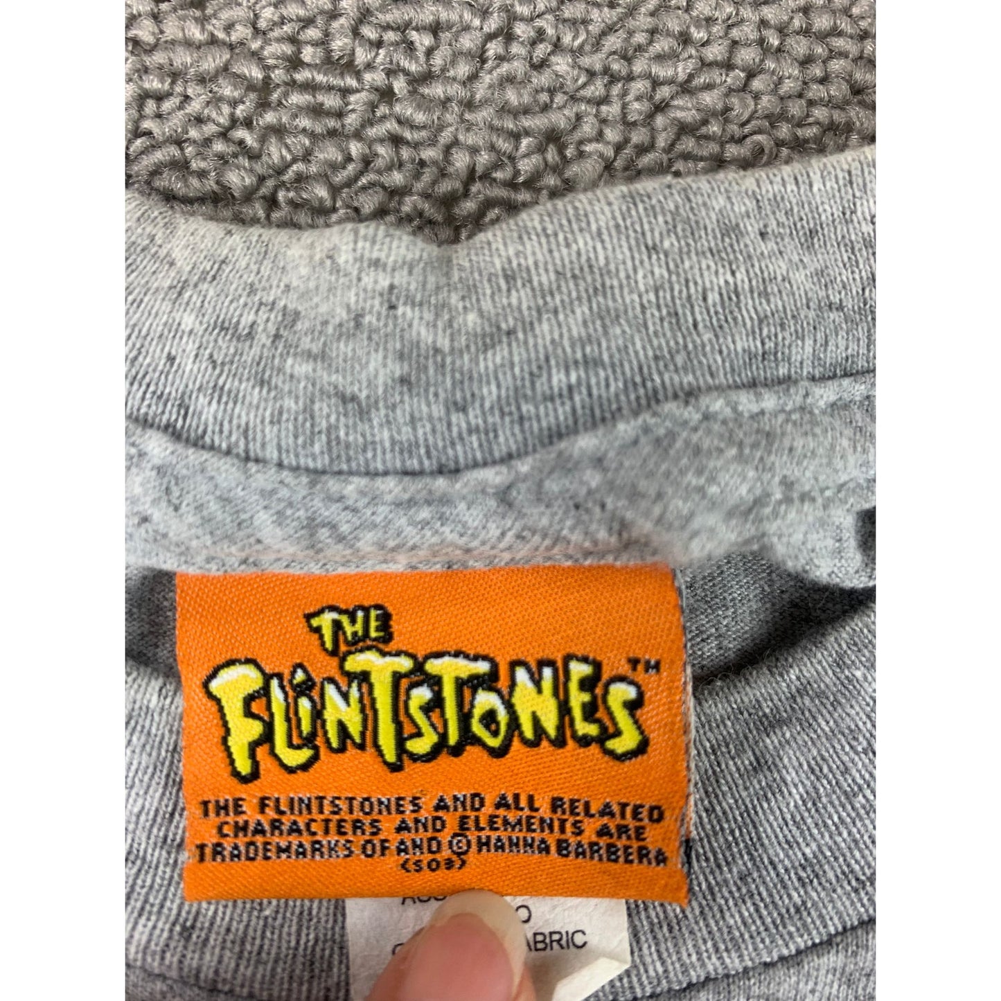 Vintage 2003 The Flintstones Men's Fred Flintstone Bowling Shirt Sz L/XL