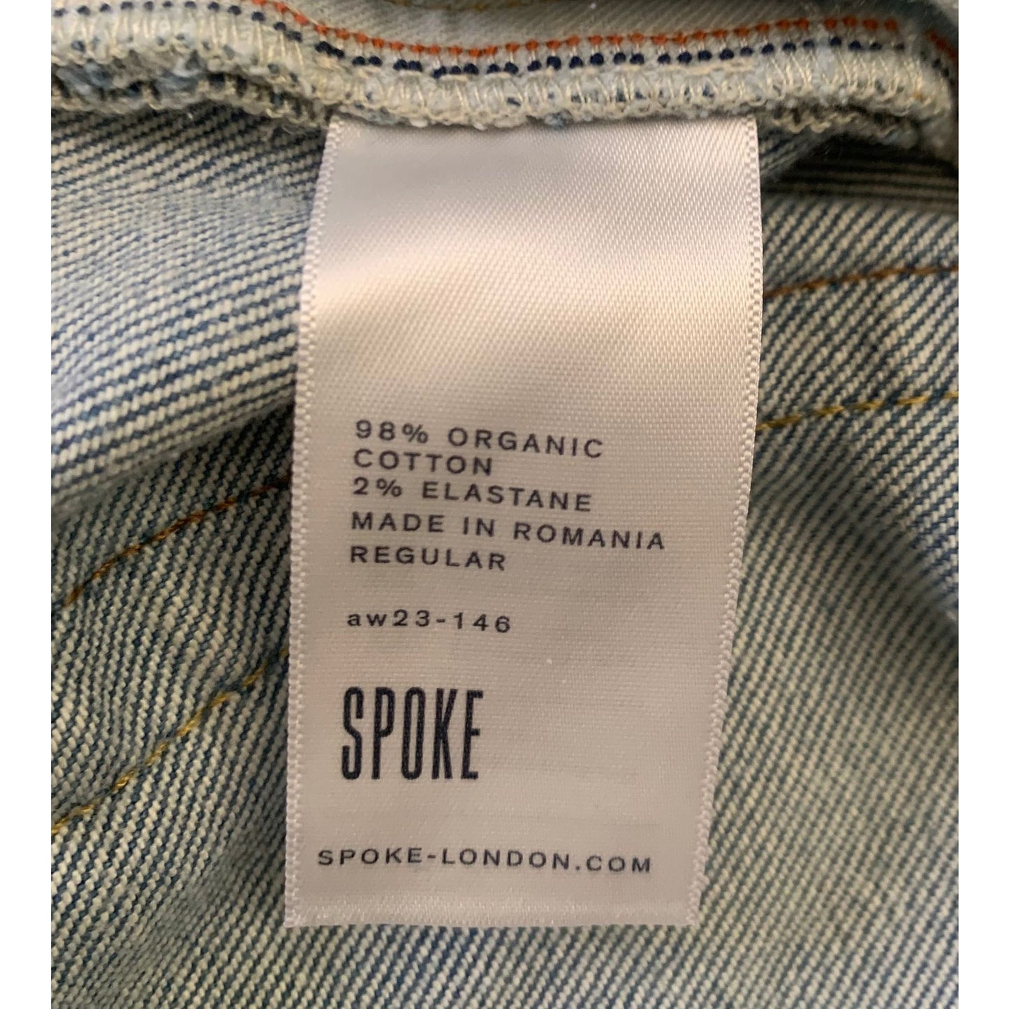 Spoke Mens 42 Jeans Blue Build A Regular Fit Straight