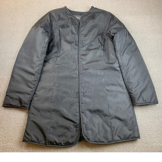 Eddie Bauer Women's S Black Quilted Lined Coat Outerwear Jacket