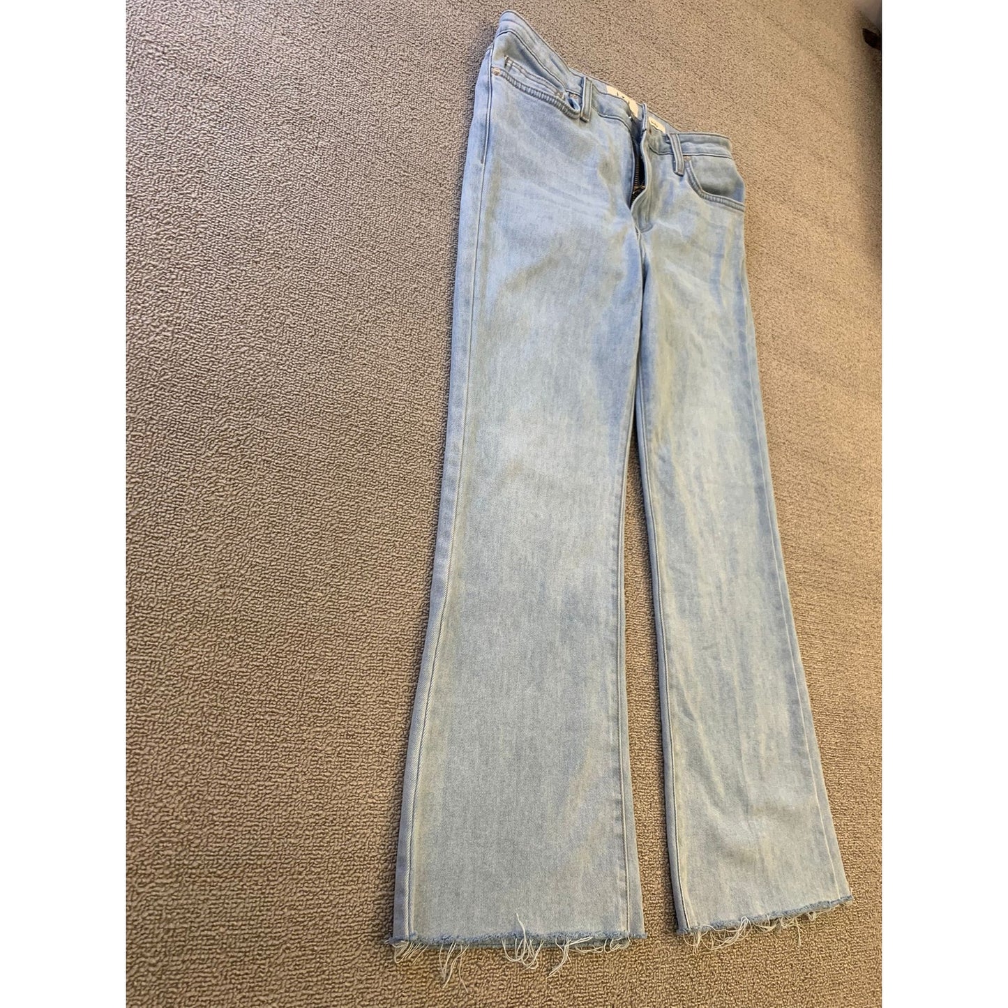 L.T.J. Letter to Juliet Denim Sicily Women's 27 Blue Jeans Raw Hem