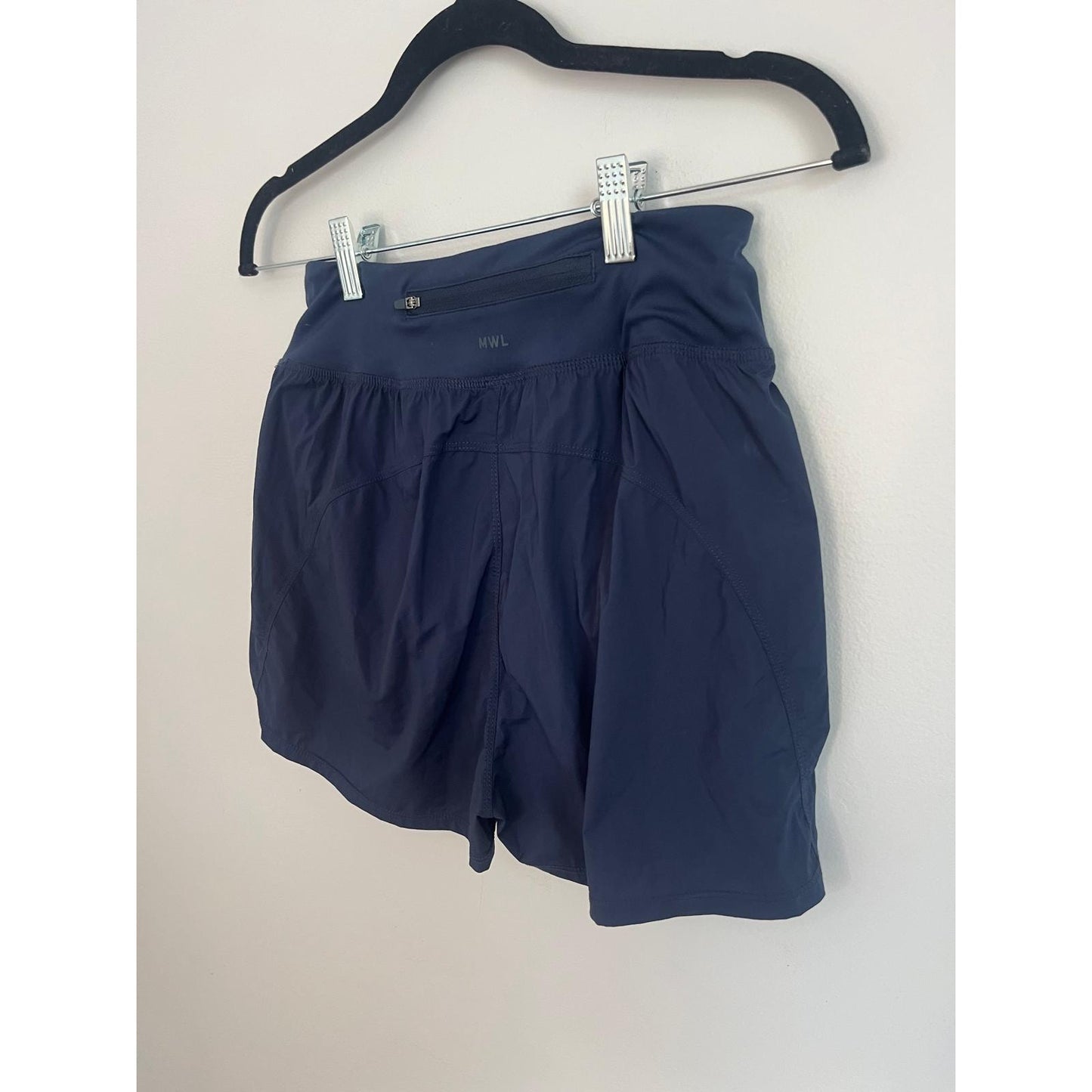 Madewell MWL Shorts Women S Blue Recycled Nylon Stretch Athletic