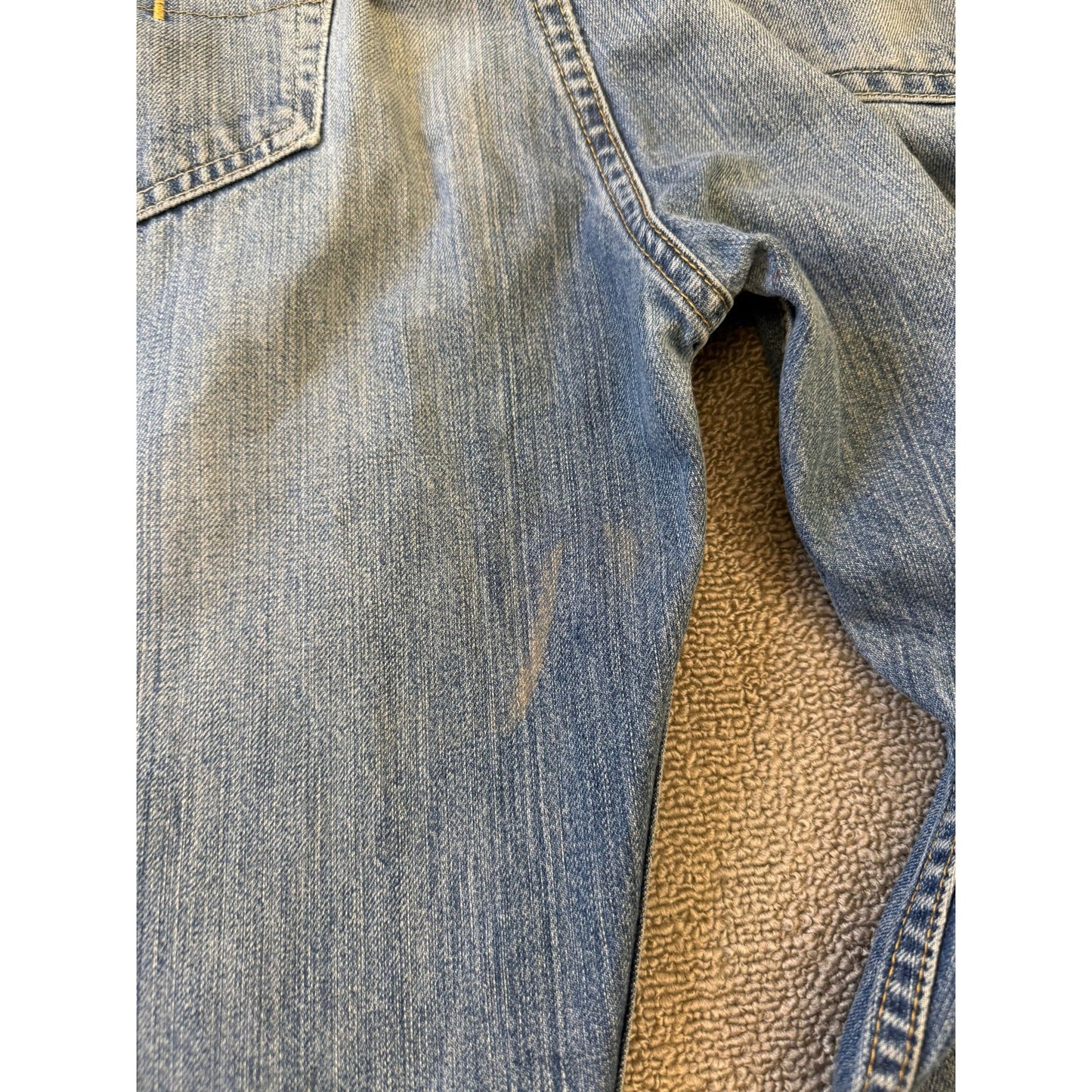 Polo Ralph Lauren Vintage Men's Jeans W33 L34 Straight Leg Blue Denim Authentic