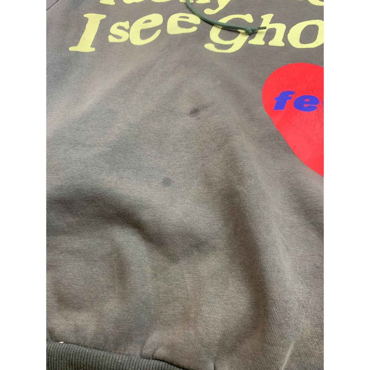 Lucky Me I See Ghosts Men's XL Black Kanye West x Kid Cudi Grey Men's Hoodie