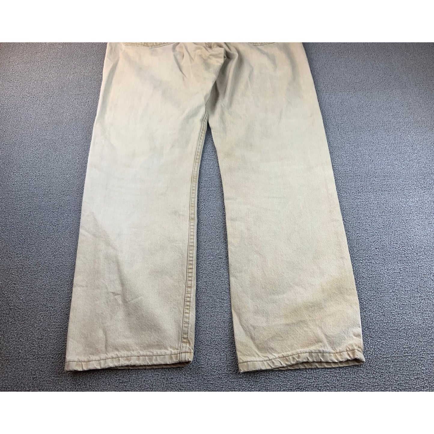 Wrangler Jeans 2000's Era Men's 36x32 Tan Denim Jeans Work Casual